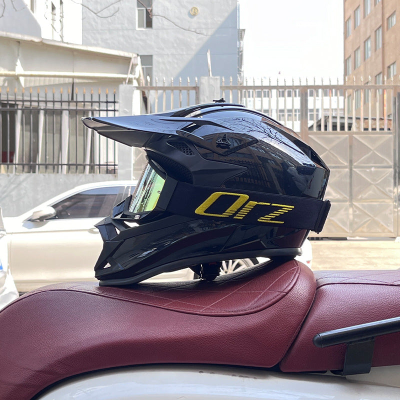 KTVMOTO Off-Road Motocross Helmet with Goggles for Dirt Bike Riding-I255