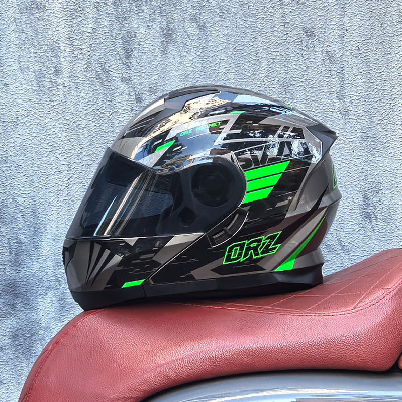 DOT-Certified Flip-Up Motorcycle Racing Helmet-I213