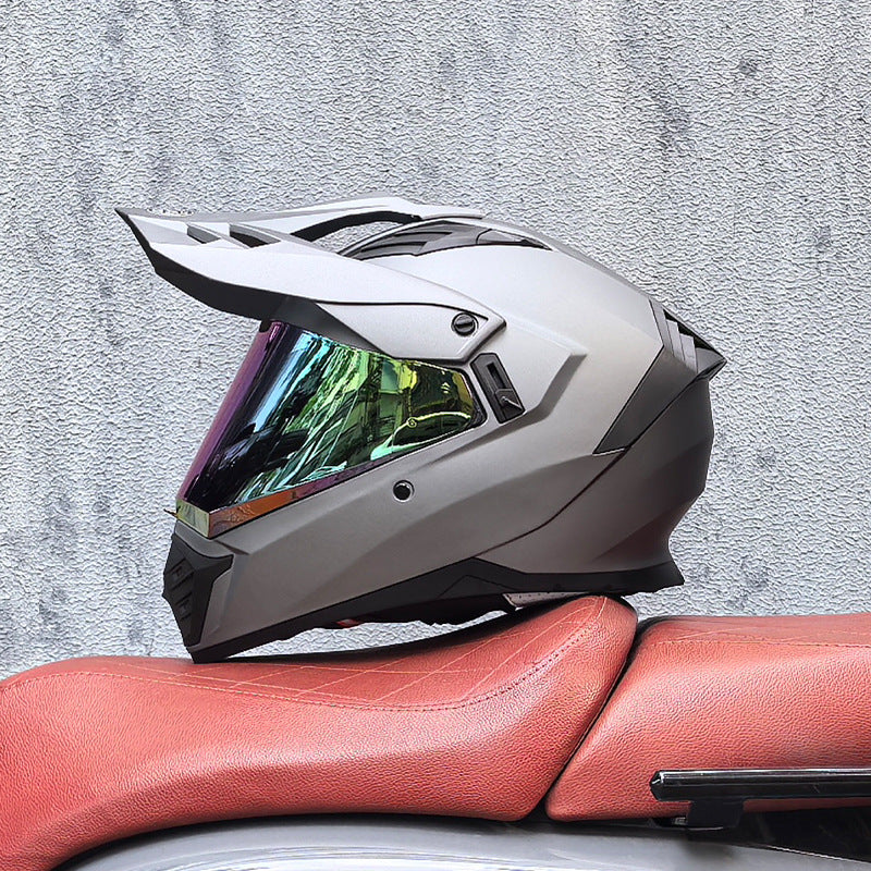 Motorcycle dual-sport helmet-I228