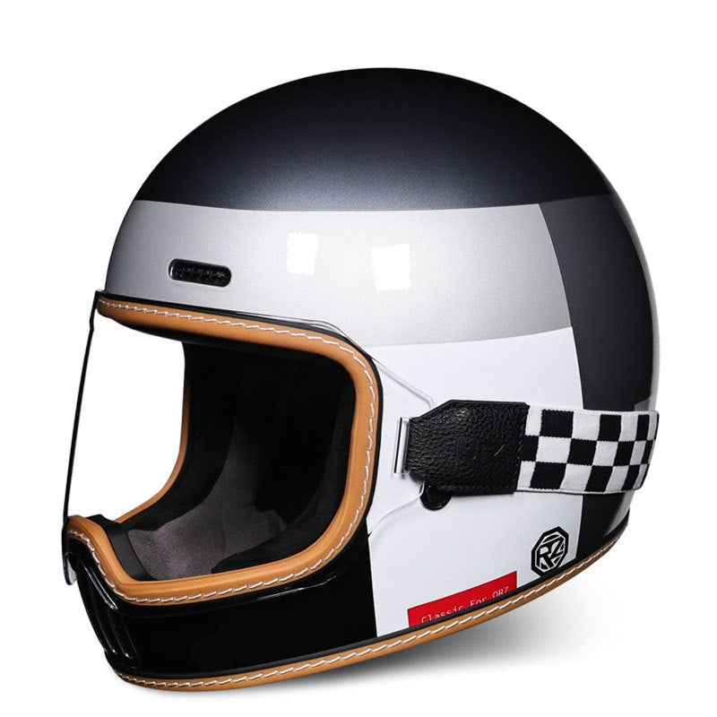 Retro cruiser motorcycle helmet-I218