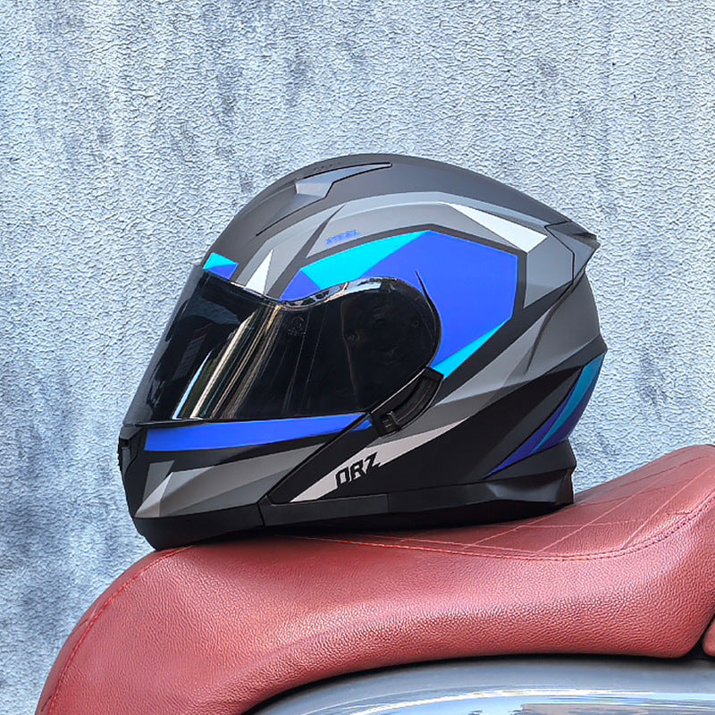DOT-Certified Flip-Up Motorcycle Racing Helmet-I213