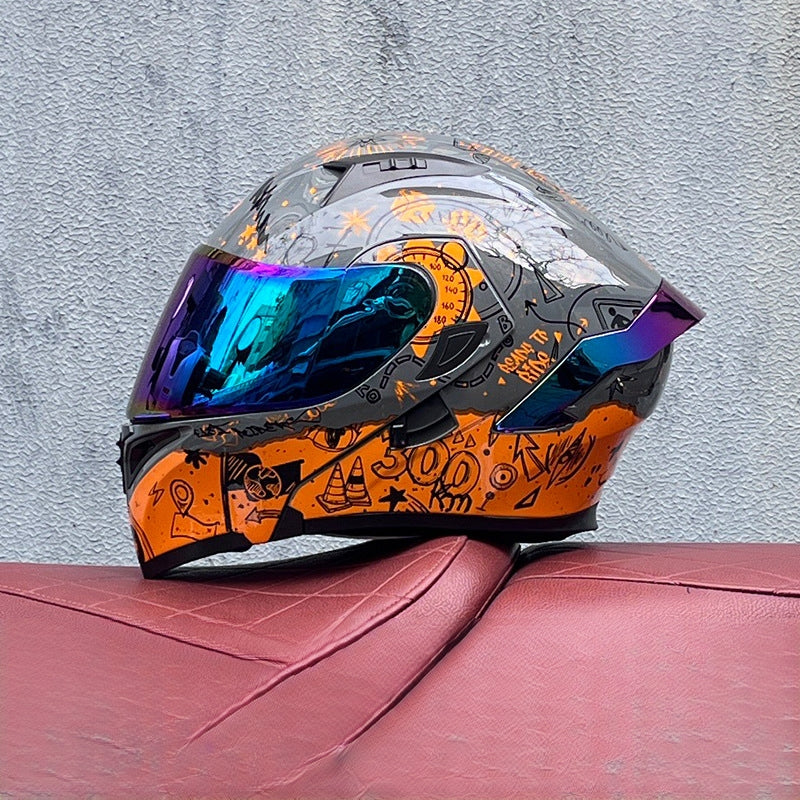 Personalized Bluetooth Motorcycle Helmet-I169