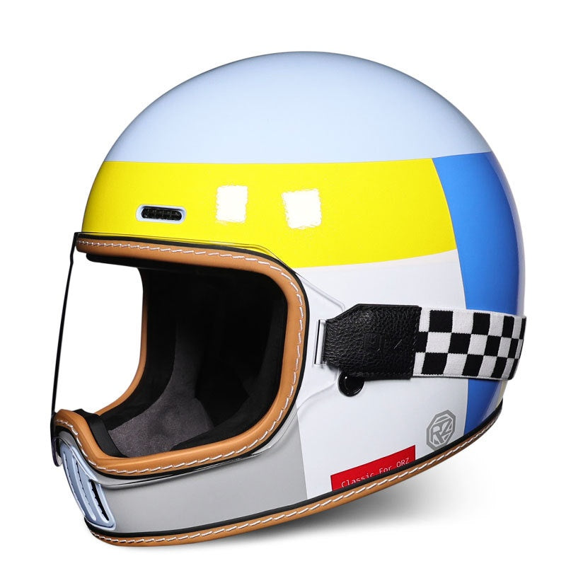 Retro cruiser motorcycle helmet-I218