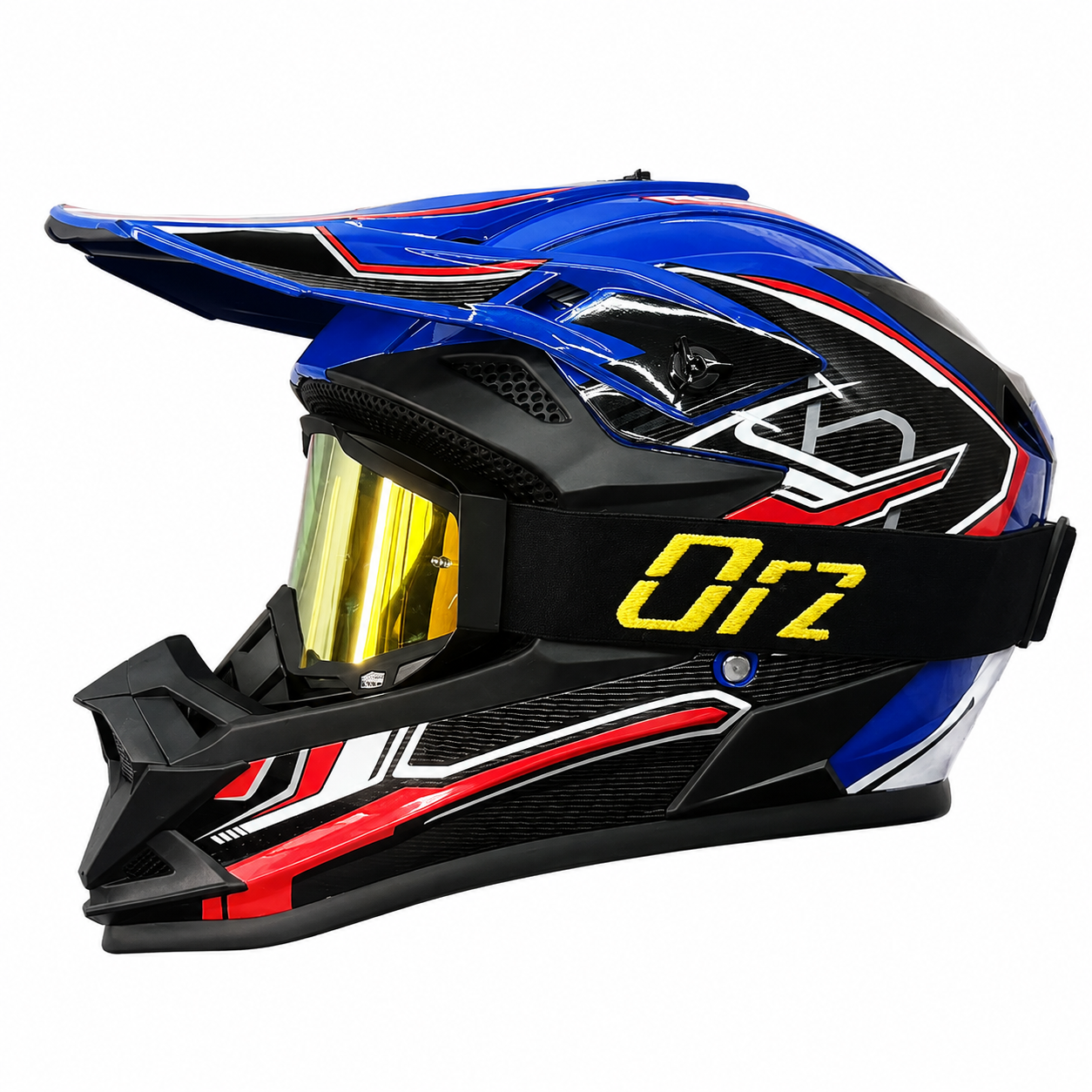 KTVMOTO Off-Road Motocross Helmet with Goggles for Dirt Bike Riding-I255