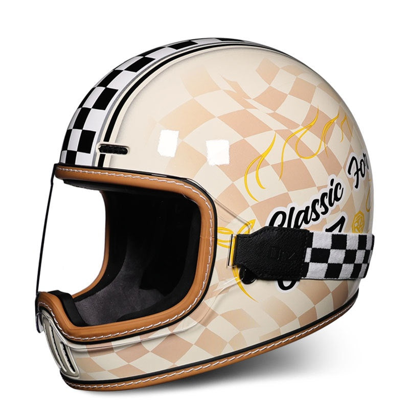 Retro cruiser motorcycle helmet-I218