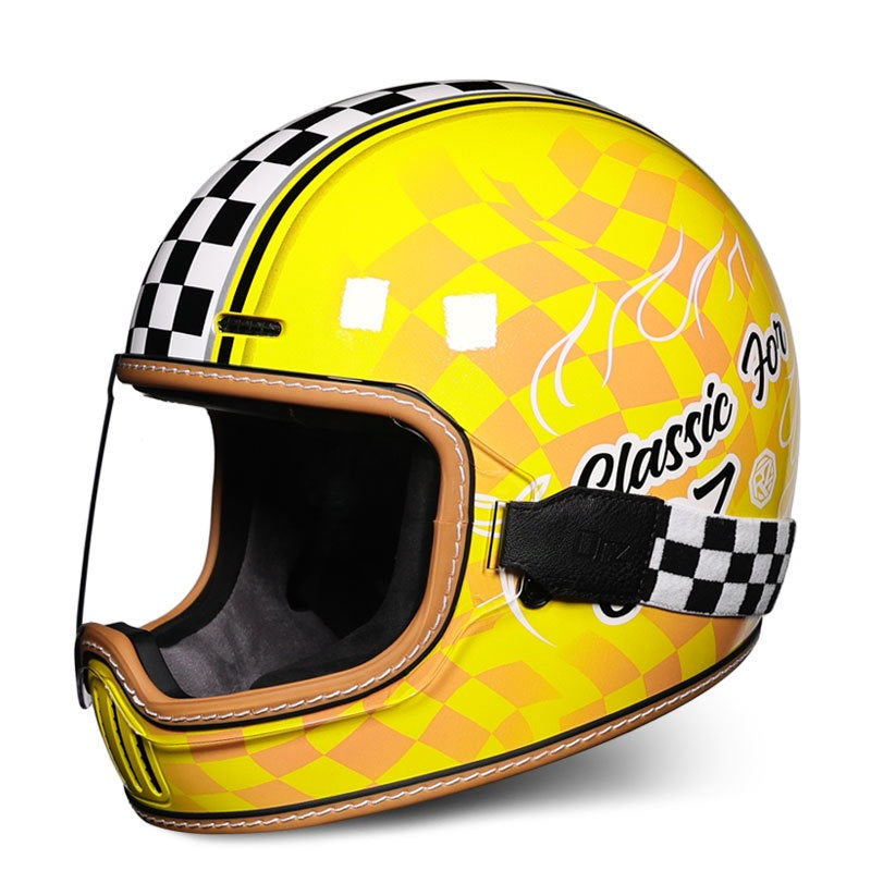 Retro cruiser motorcycle helmet-I218