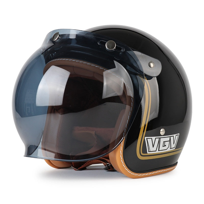 DOT Motorcycle Helmet 3/4 Half Helmet-I17