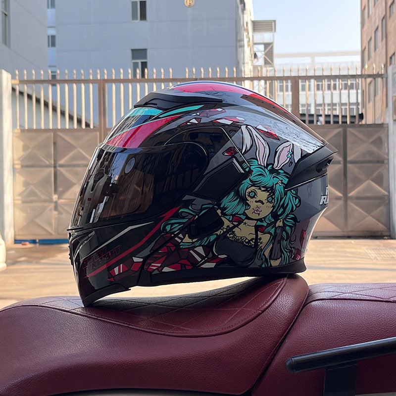 KTVMOTO Full-face Motorcycle Helmet Design-I260