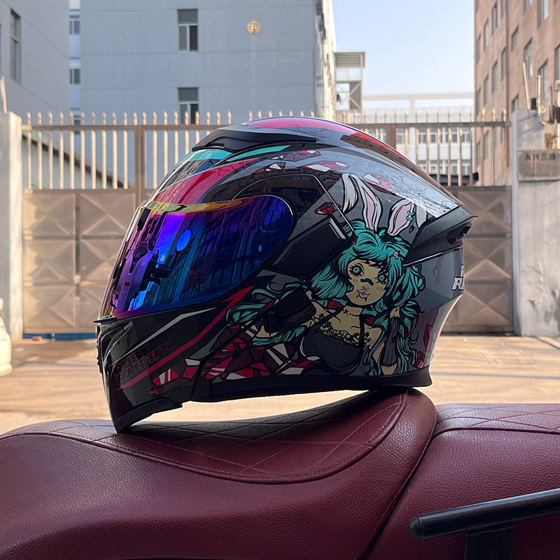 KTVMOTO Full-face Motorcycle Helmet Design-I260