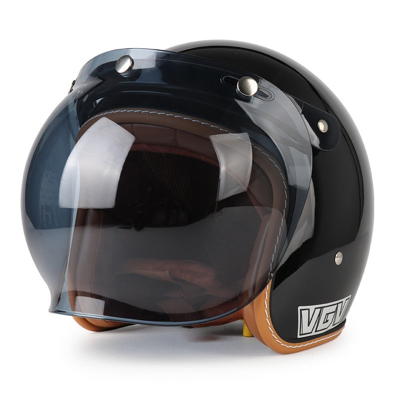 DOT Motorcycle Helmet 3/4 Half Helmet-I17