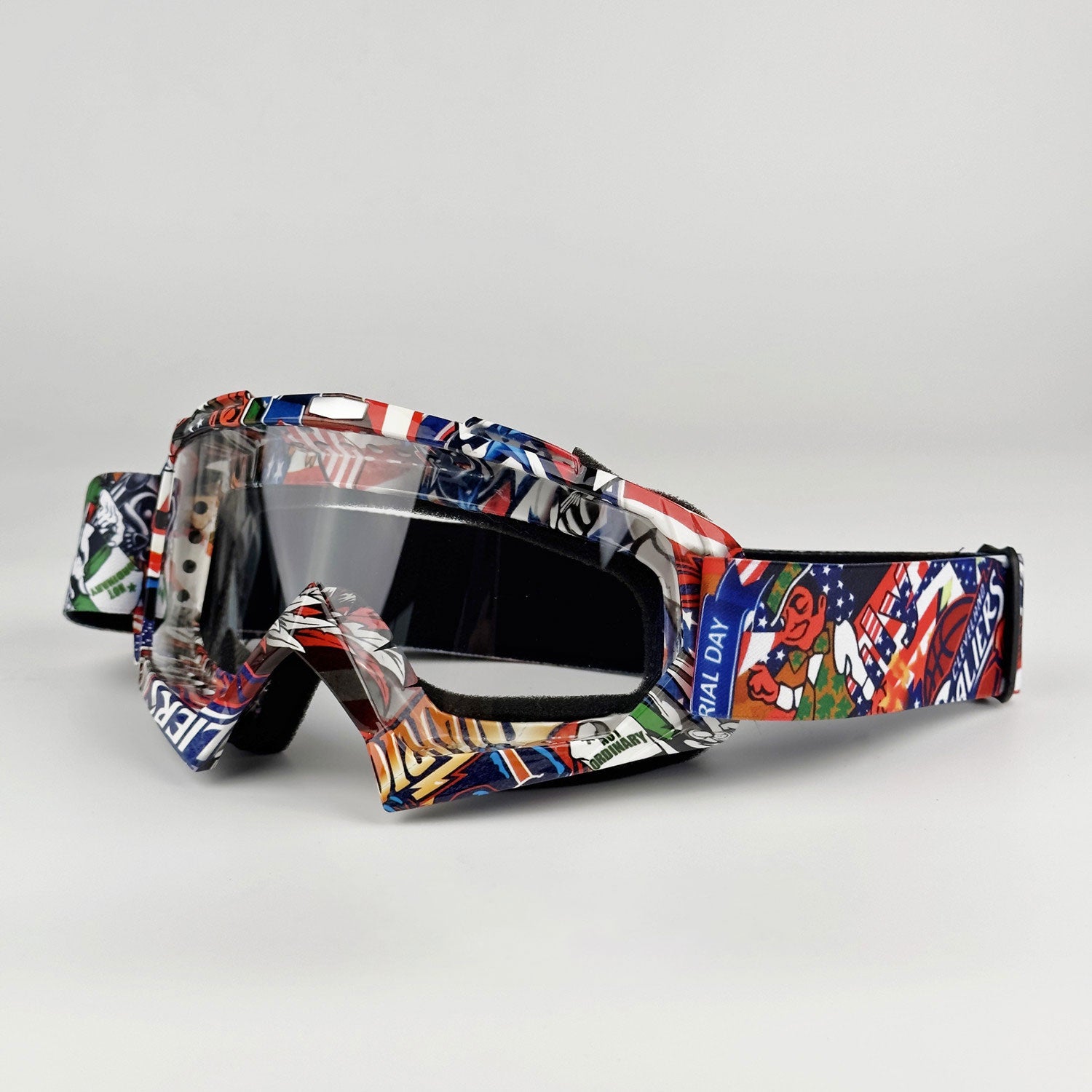 Windproof motorcycle riding goggles-H16