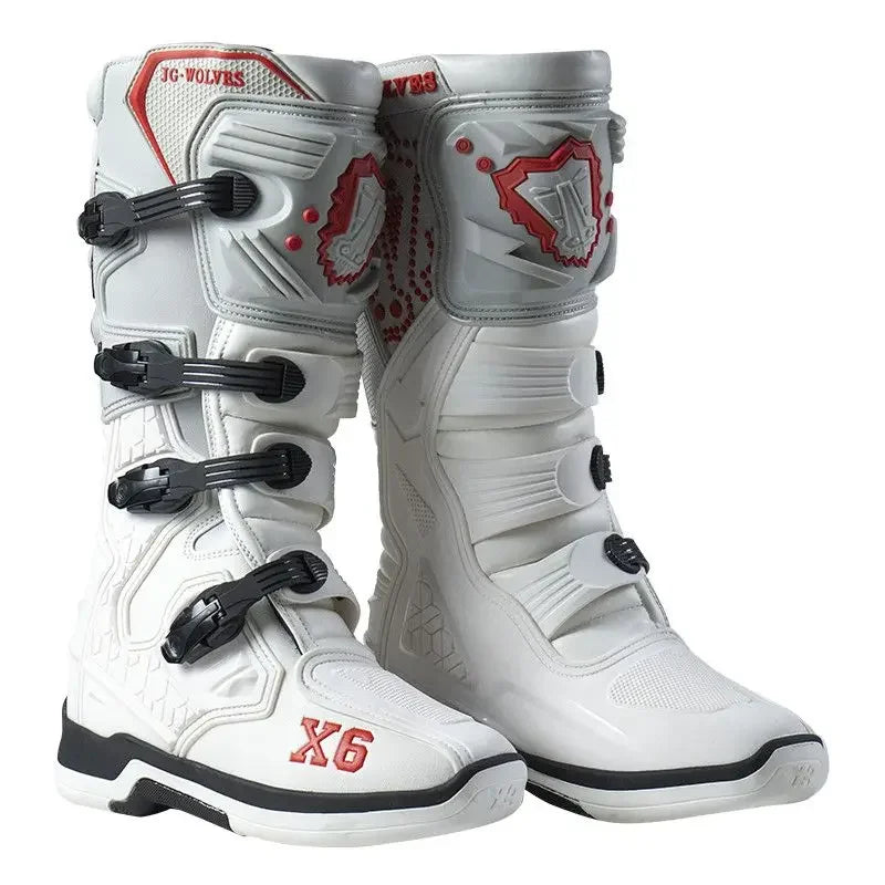 Racing Equipment Long Motorcycle Boots-K11