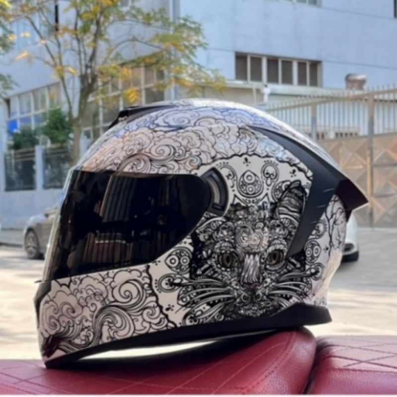 Bluetooth motorcycle helmet with dual visors-I246