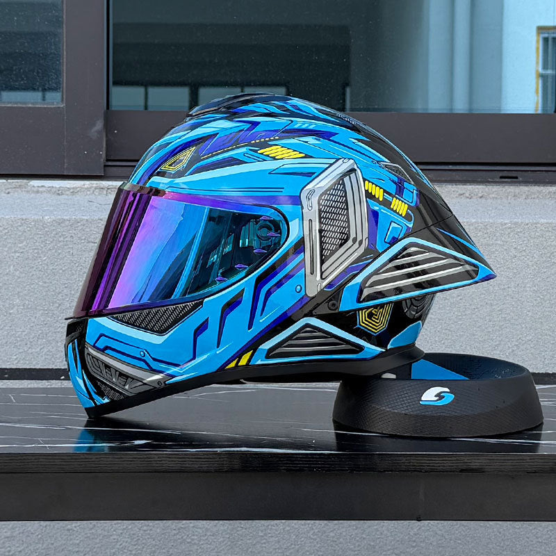 Bluetooth slot for full-face motorcycle helmet-I235