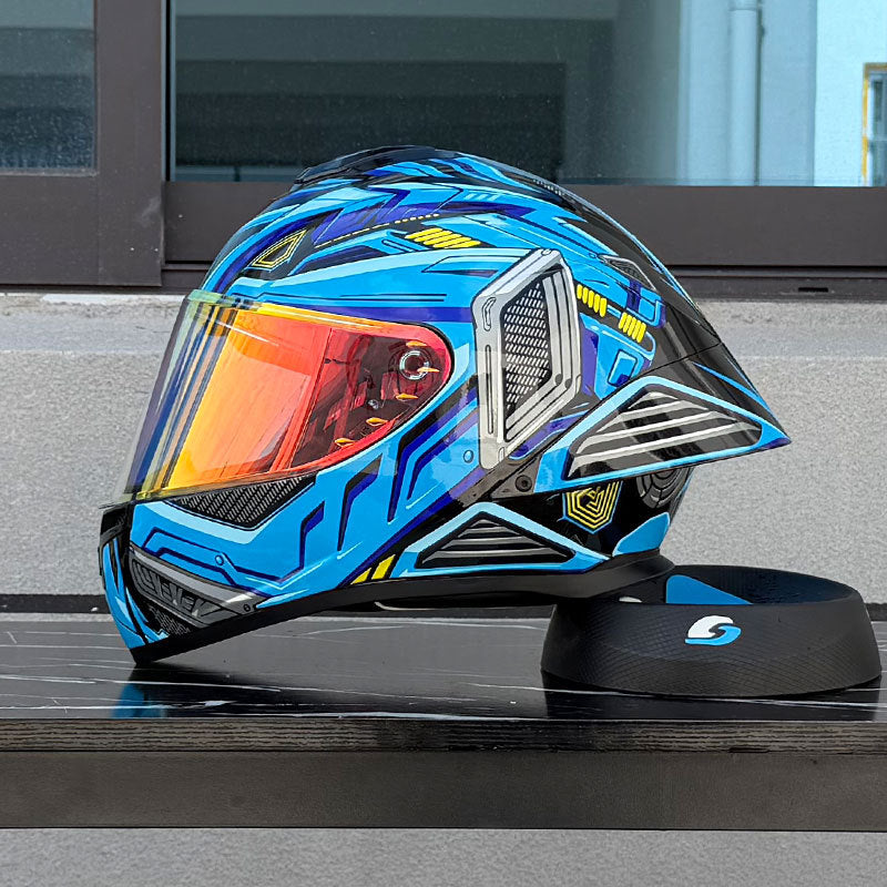 Bluetooth slot for full-face motorcycle helmet-I236