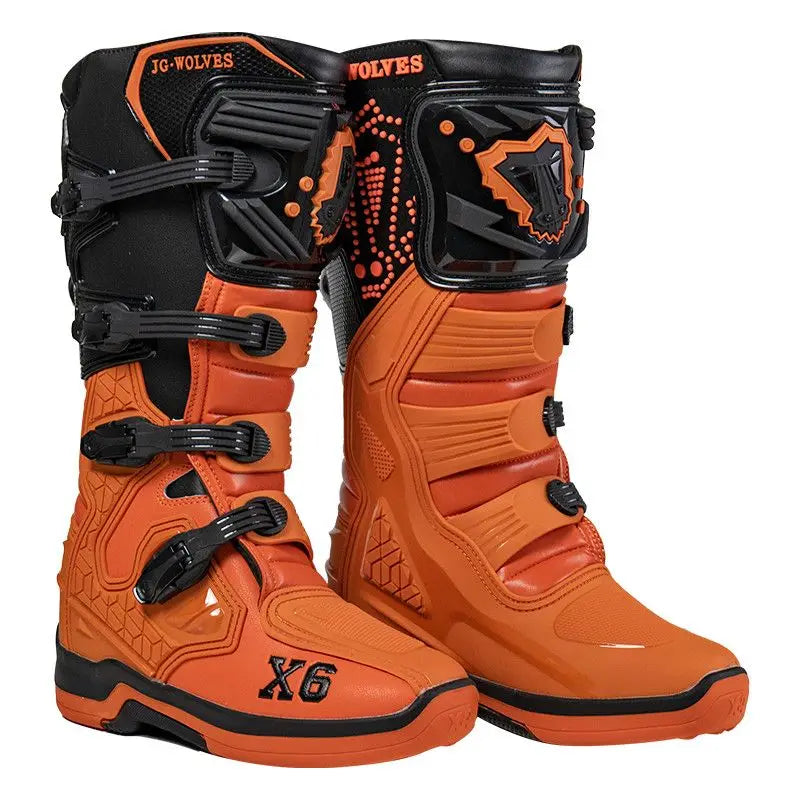 Racing Equipment Long Motorcycle Boots-K11
