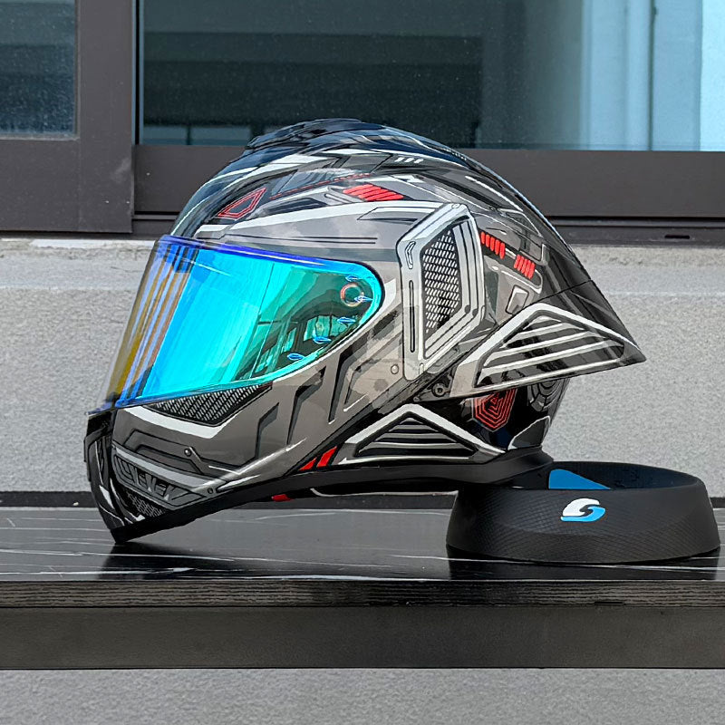 Bluetooth slot for full-face motorcycle helmet-I236