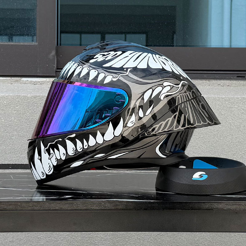 Bluetooth slot for full-face motorcycle helmet-I235