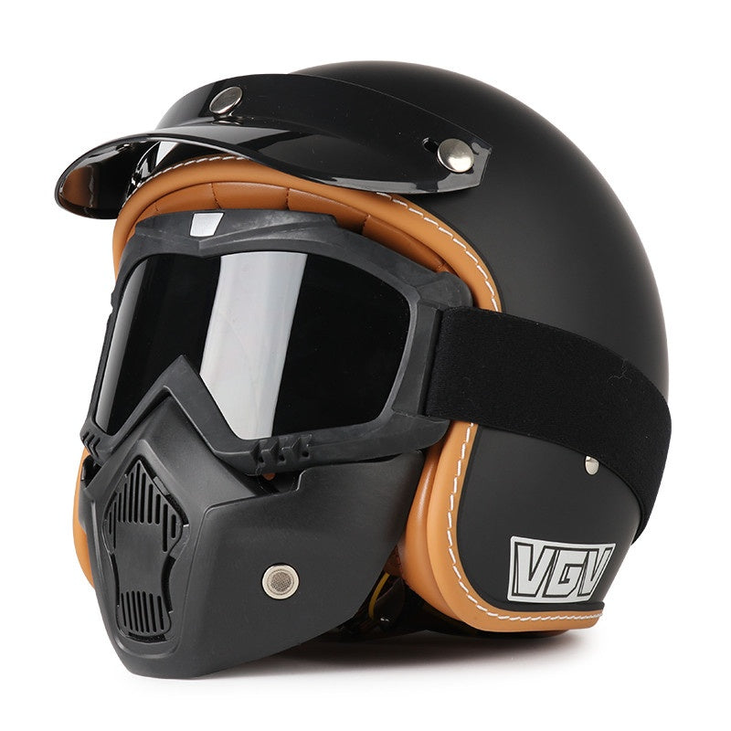 DOT Motorcycle Helmet 3/4 Half Helmet-I17