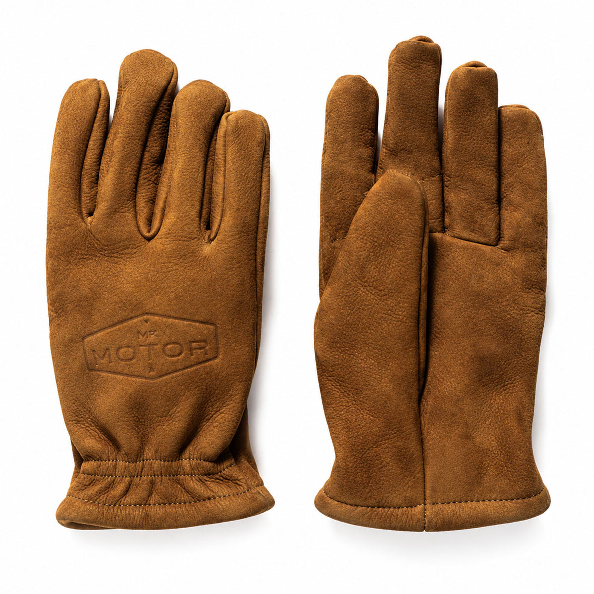 Retro frosted cowhide outdoor cycling gloves-G38