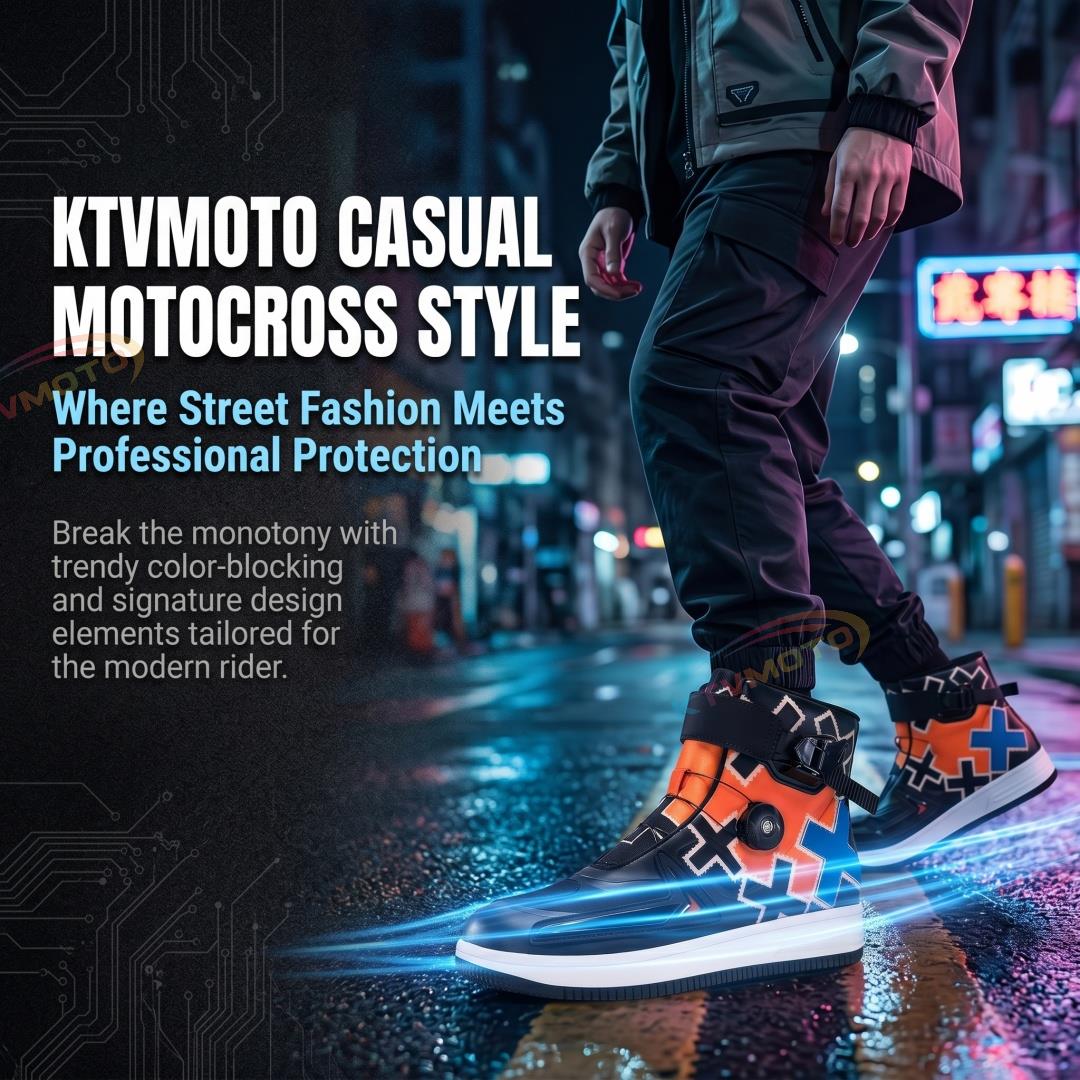 Casual Motocross-Style Riding Shoes-K75