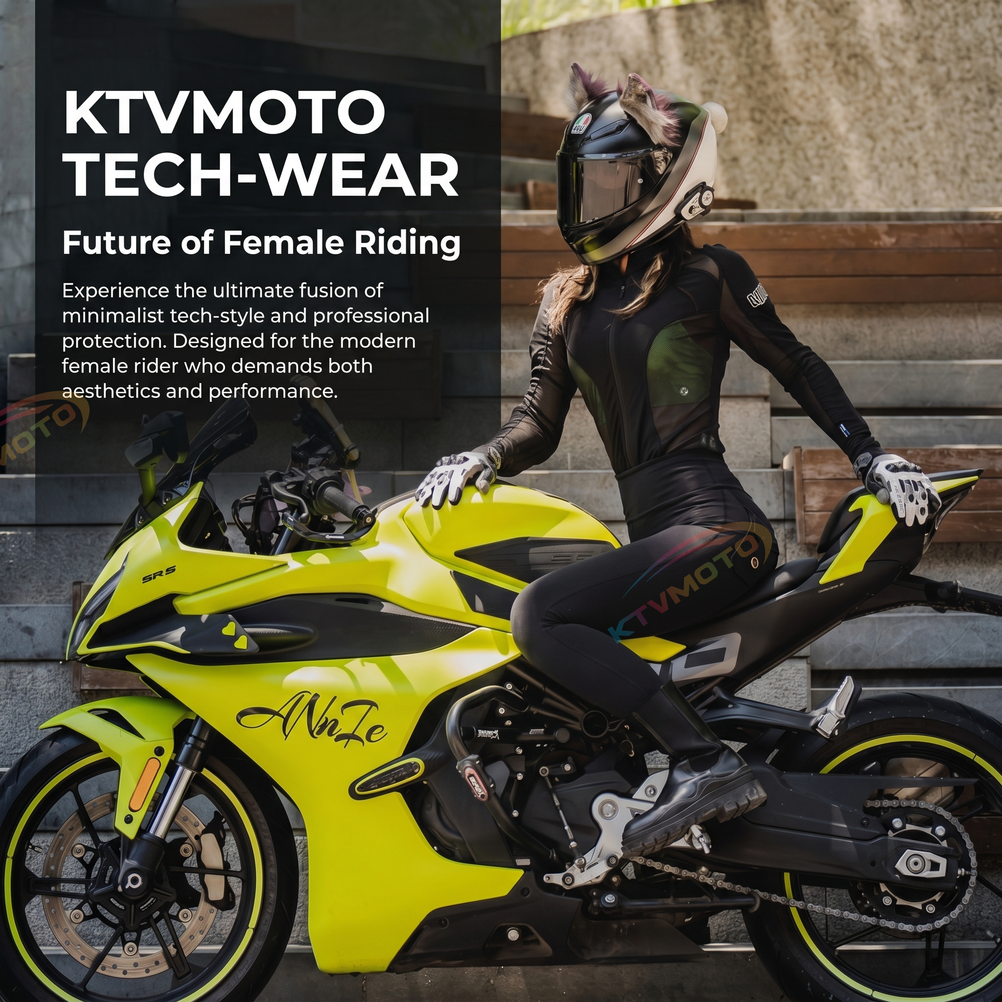 Women's motorcycle protective suit, quick-drying-J40