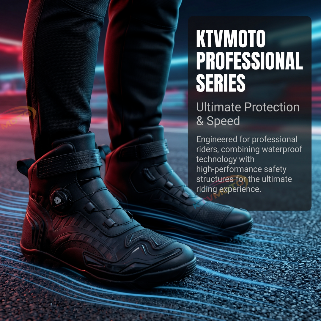 Waterproof Motorcycle Riding Boots-K34