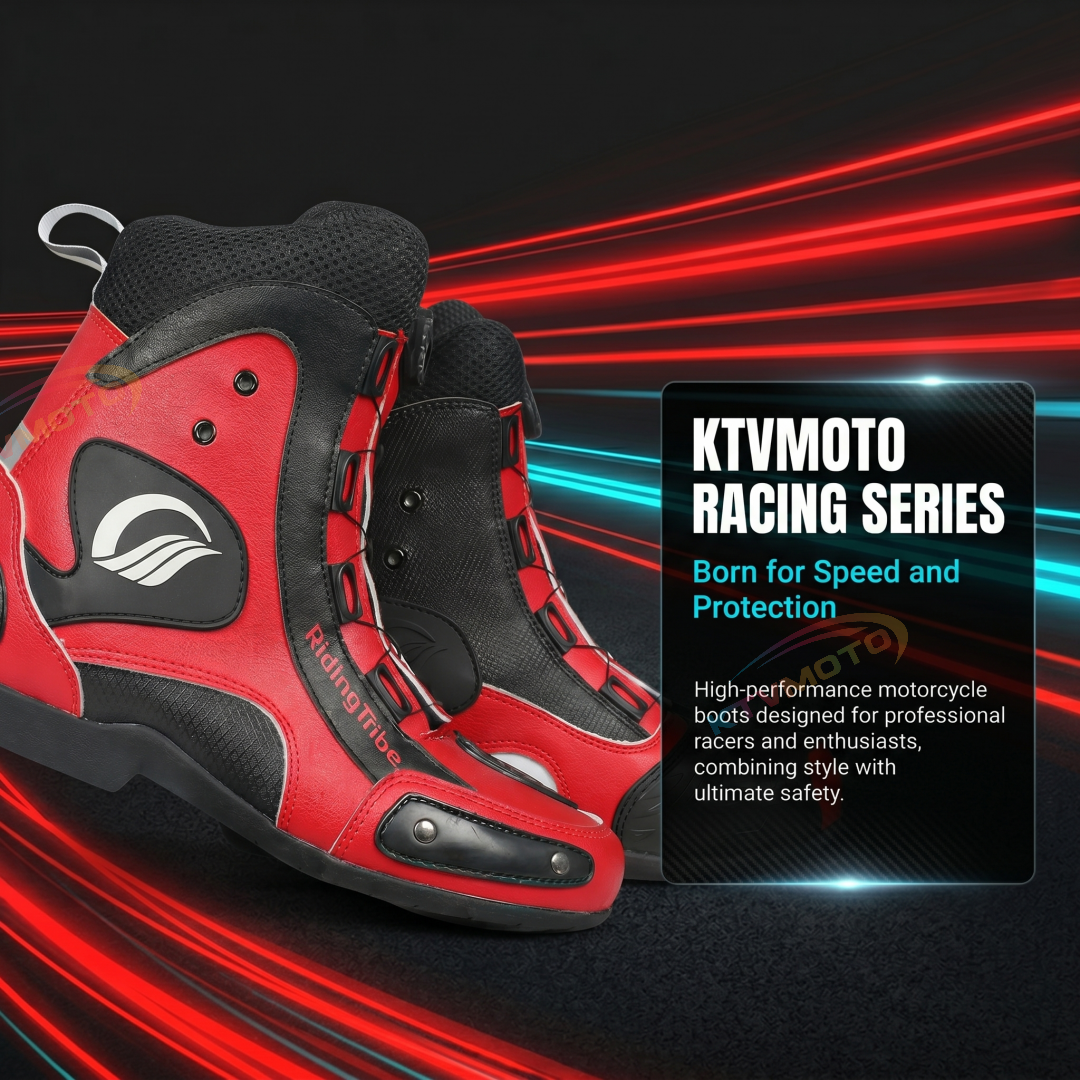 Motorcycle protective short racing boots-K66