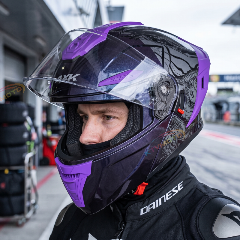 Gradient Modular Full-Face Motorcycle Helmet-I121