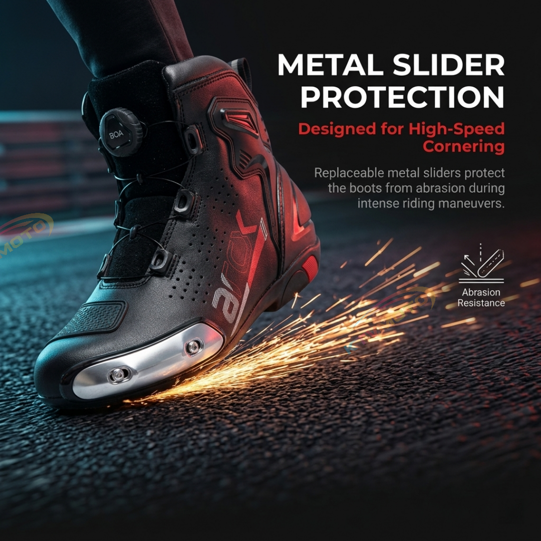 Motorcycle breathable and shock-absorbing riding boots-K28