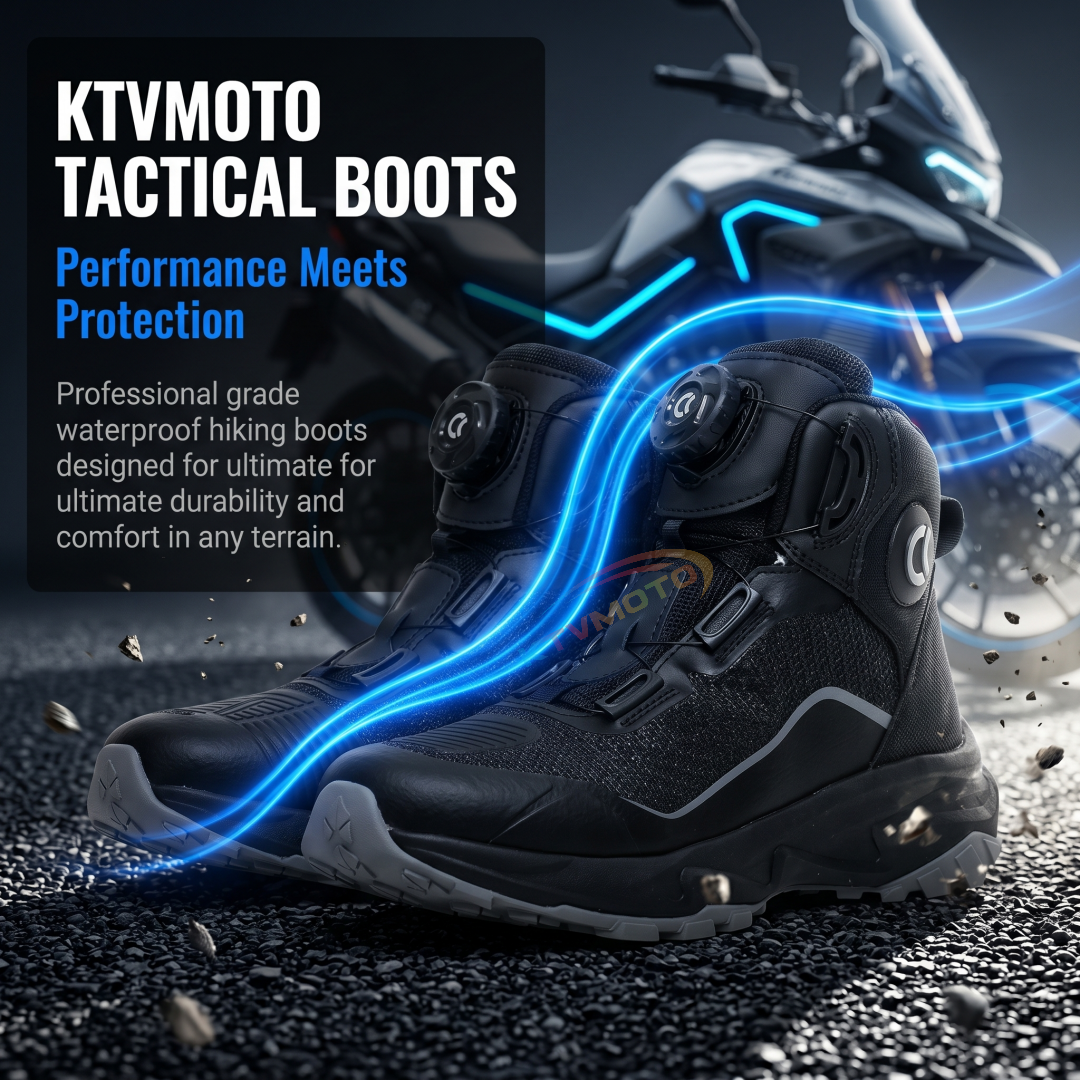 Waterproof Tactical Hiking Boots with Knob-Dial Lacing System-K33