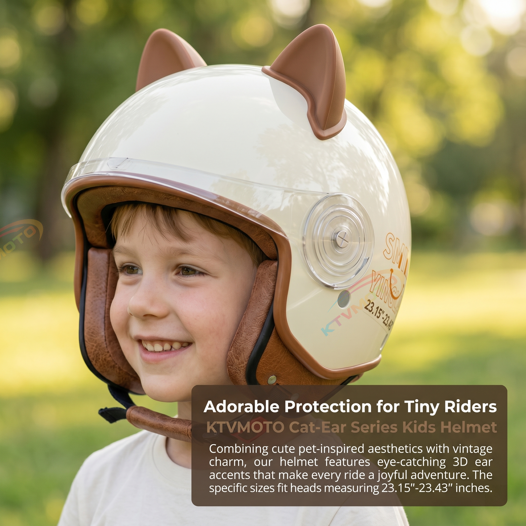 Cute motorcycle helmet-I80