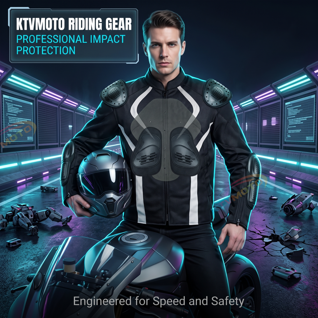 Motocross and Rally Riding Gear with Impact Protection-J48