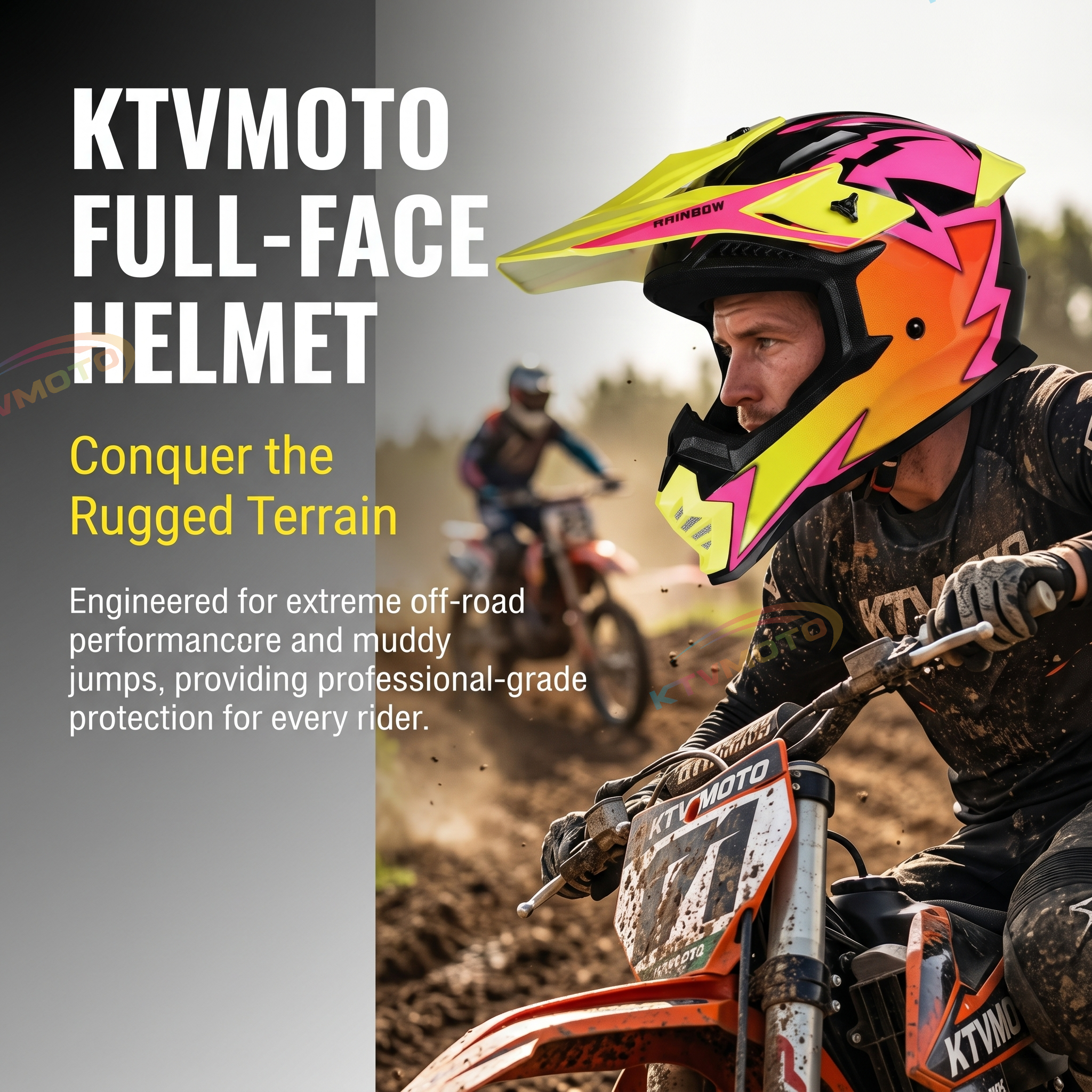 Full-face motorcycle helmet-I98