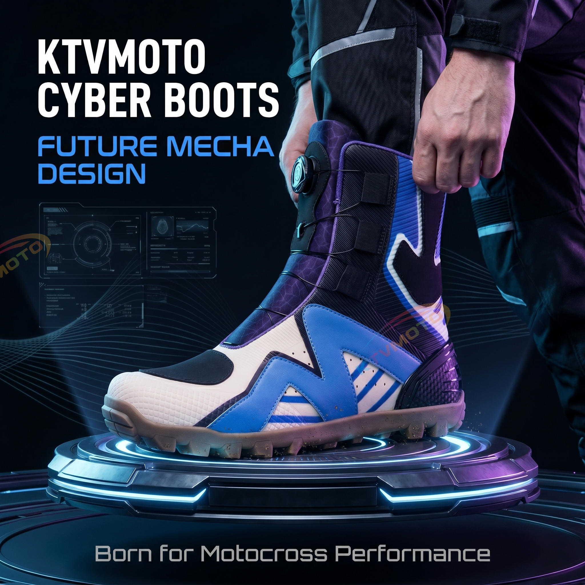 Motocross riding boots-K150