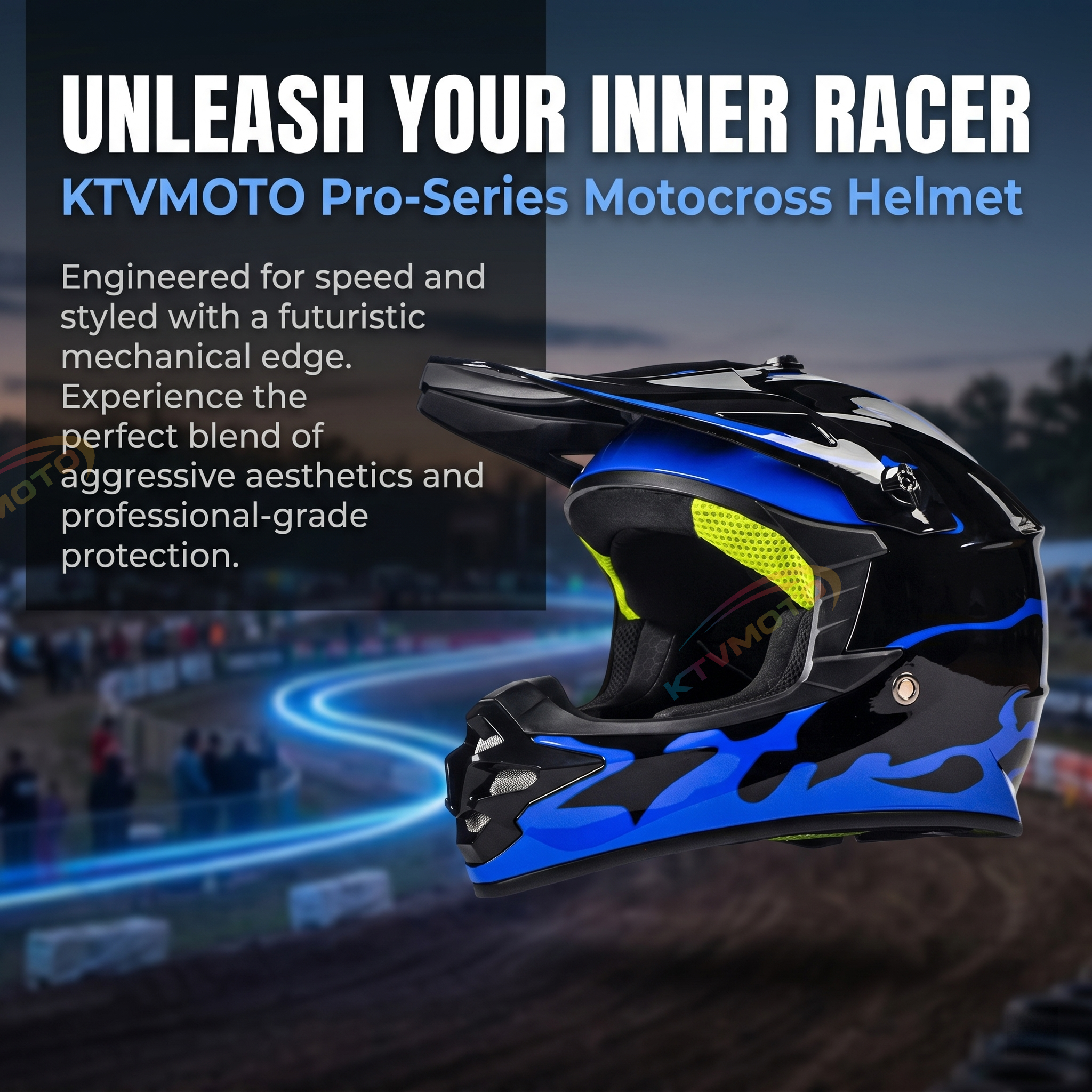 Children's motorcycle off-road helmet-I86