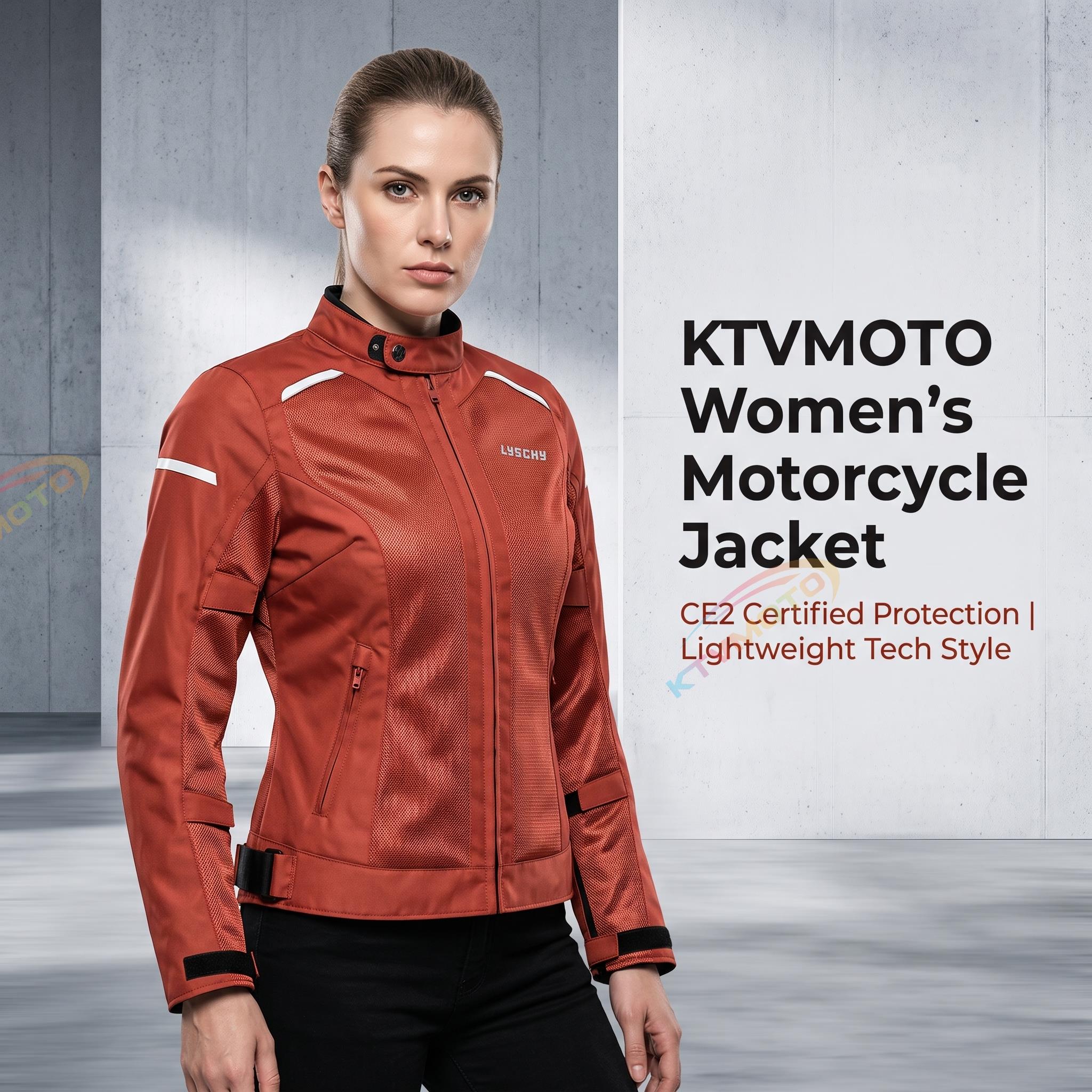 Women's Motorcycle Riding Suit CE2 Protective Gear-J77