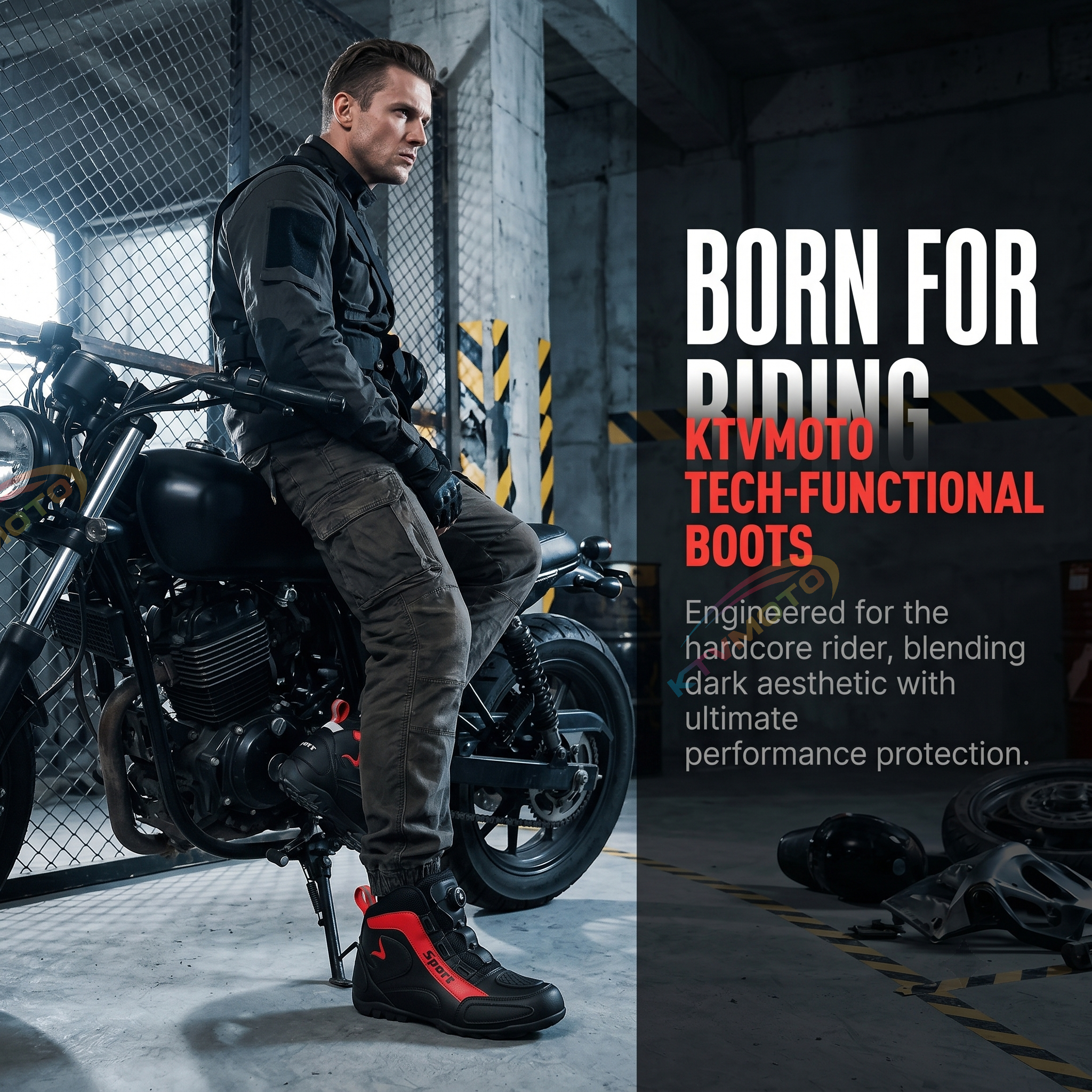 Motorcycle riding shoes-K89