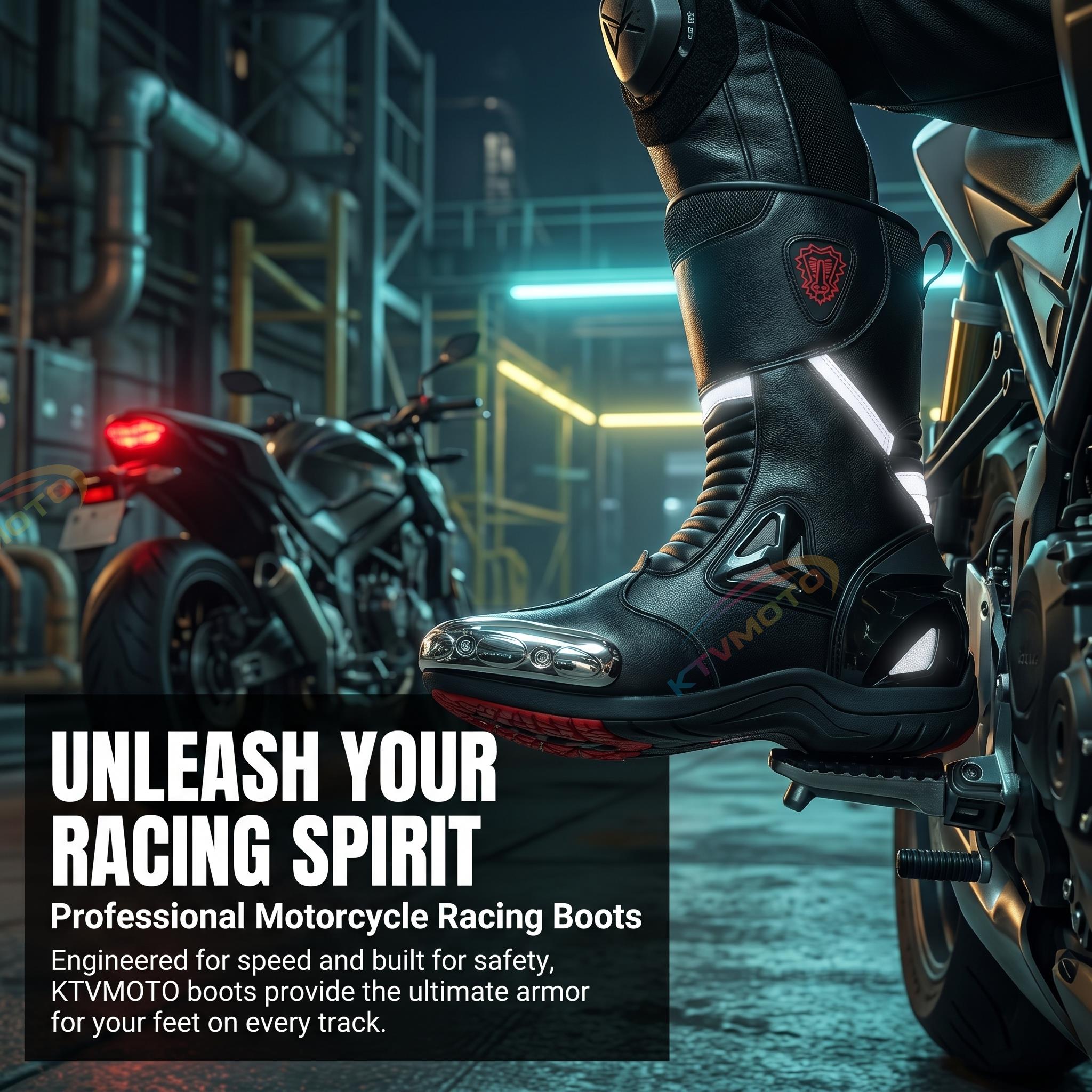 Motorcycle racing riding boots-K79