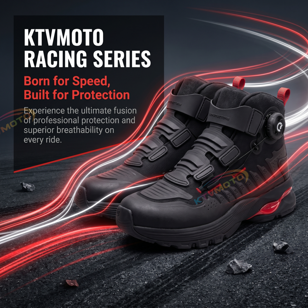 Motorcycle Mesh Riding Boots-K37