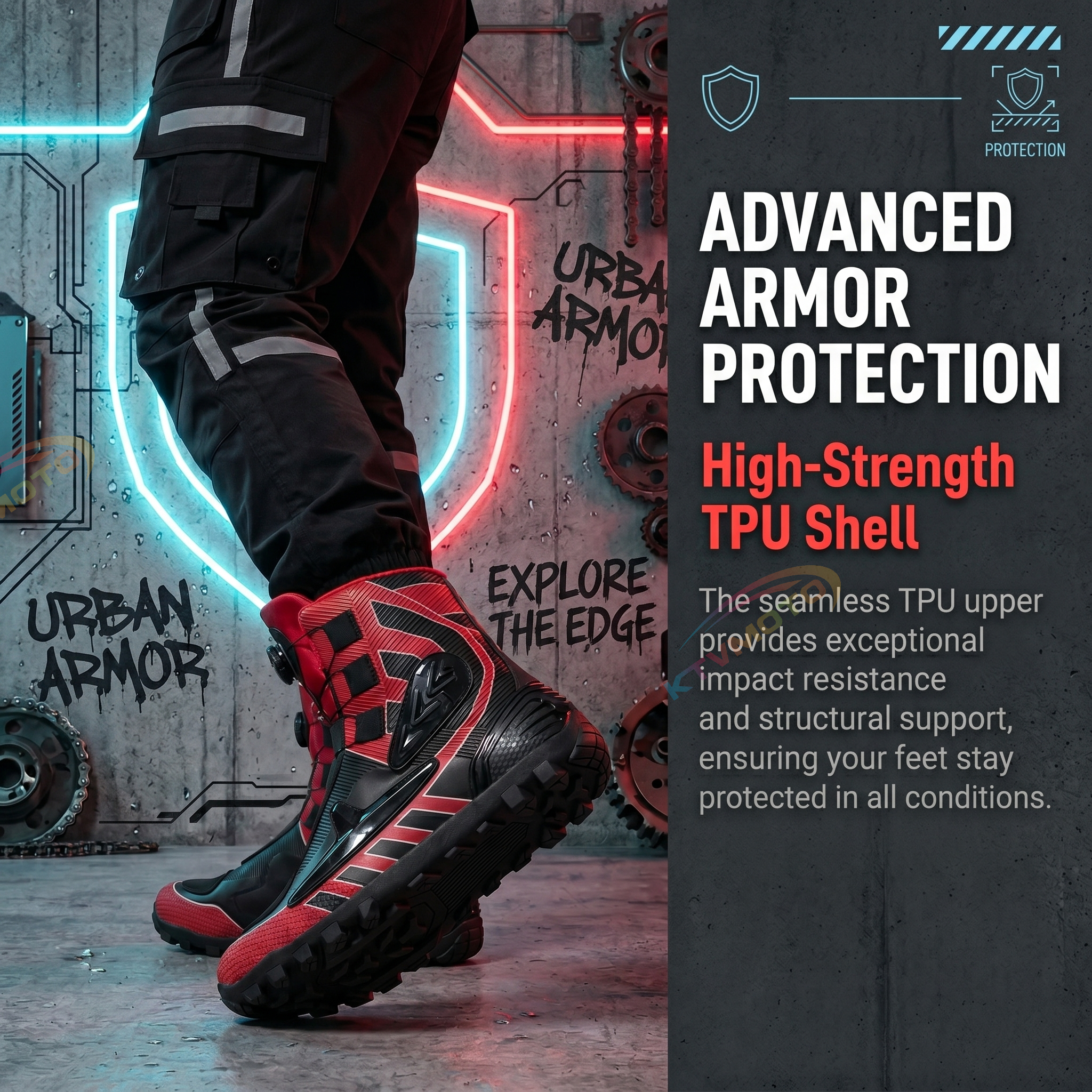 Motorcycle riding shoes-K109