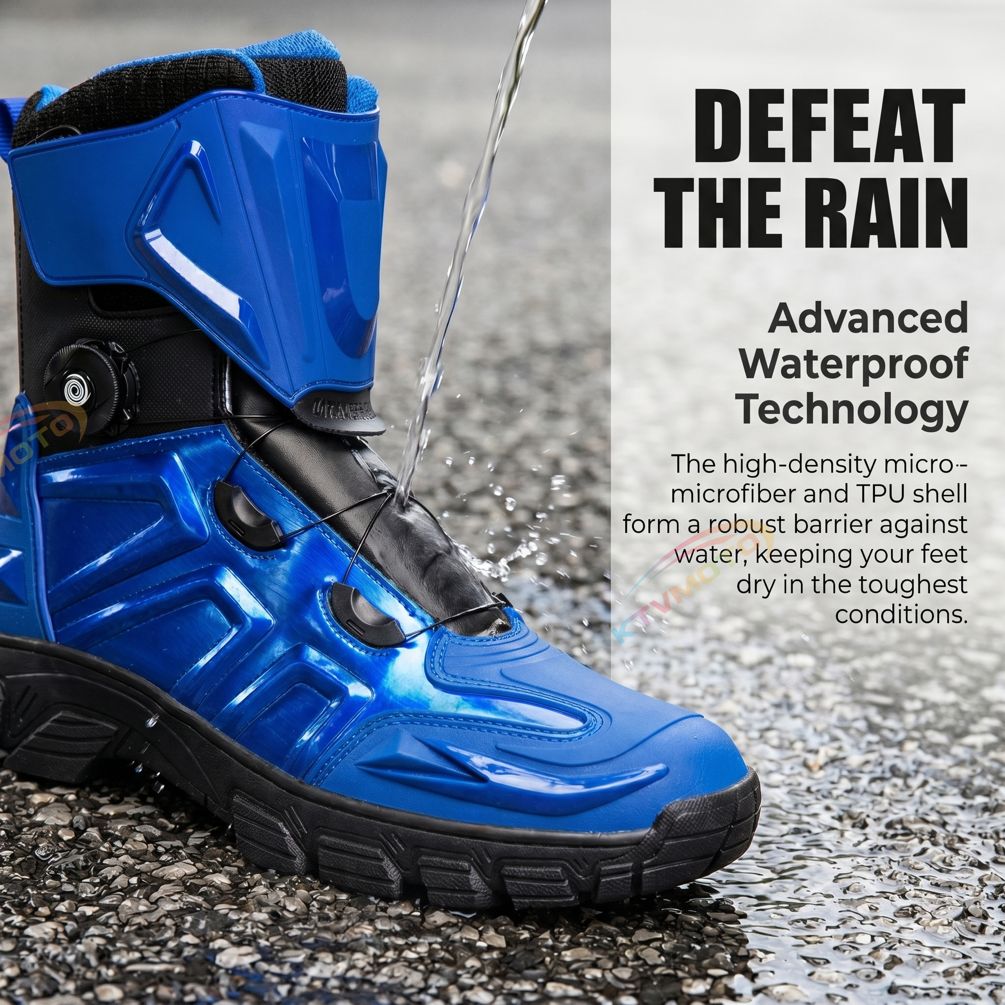 Motorcycle riding boots are waterproof-K90