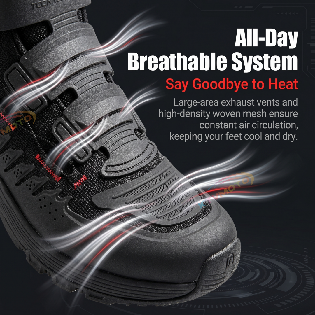 Motorcycle Mesh Riding Boots-K37
