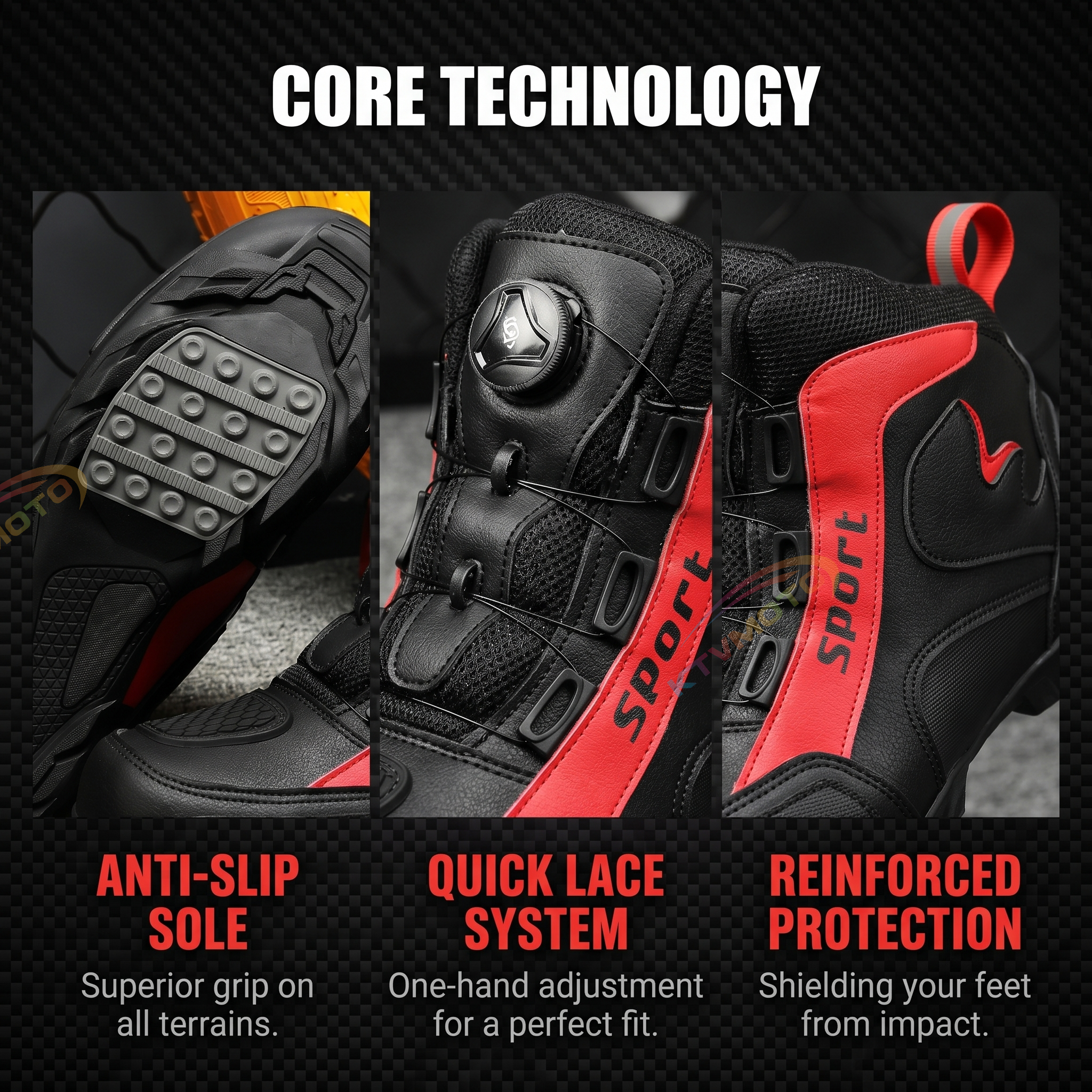 Motorcycle riding shoes-K89