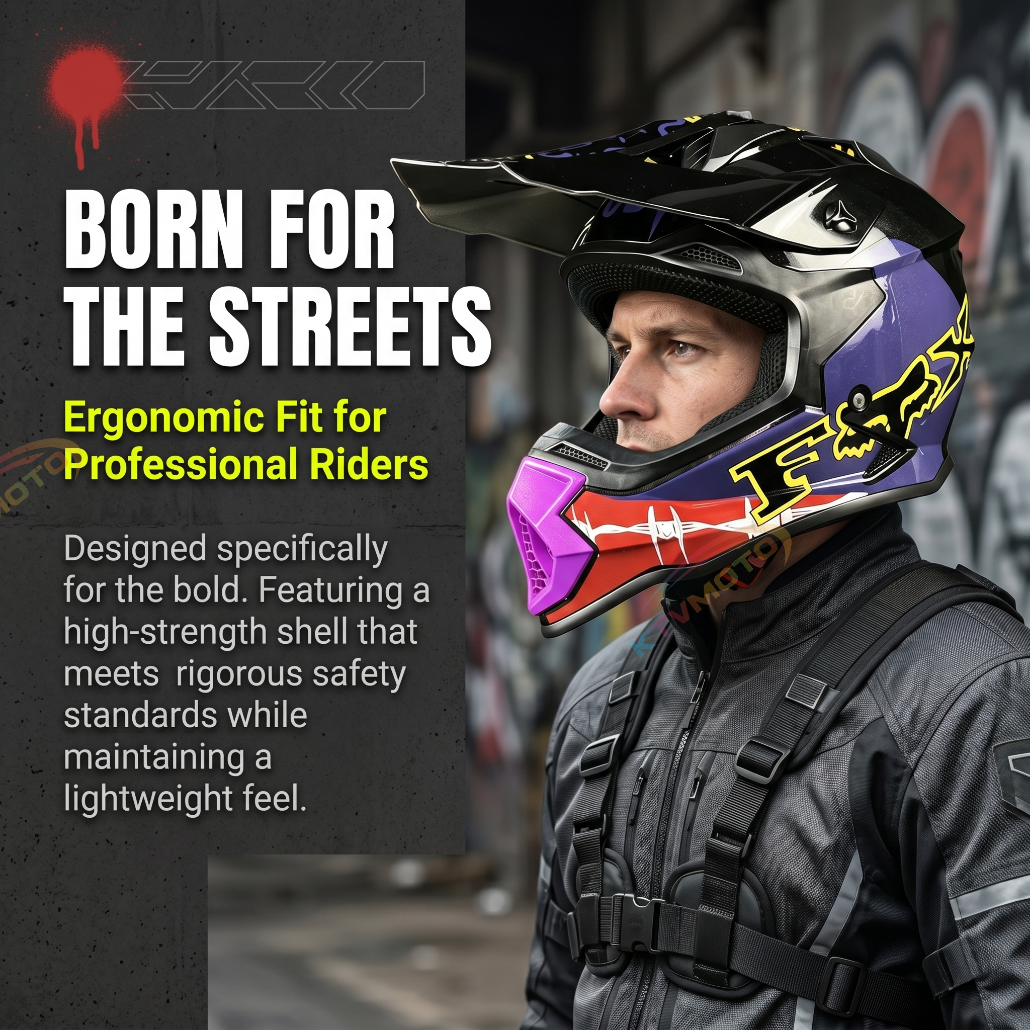 Full-Face Off-Road Motorcycle Helmet-I116