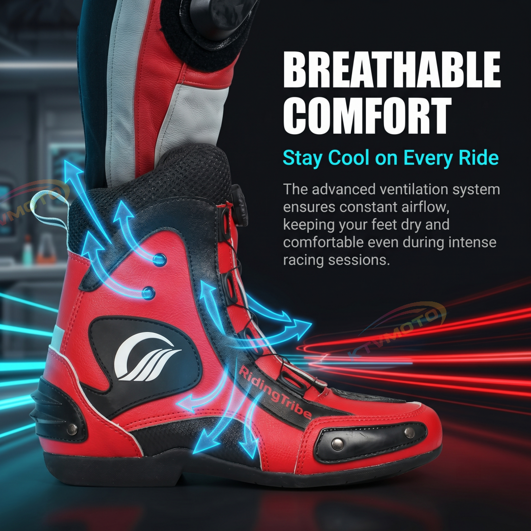Motorcycle protective short racing boots-K66