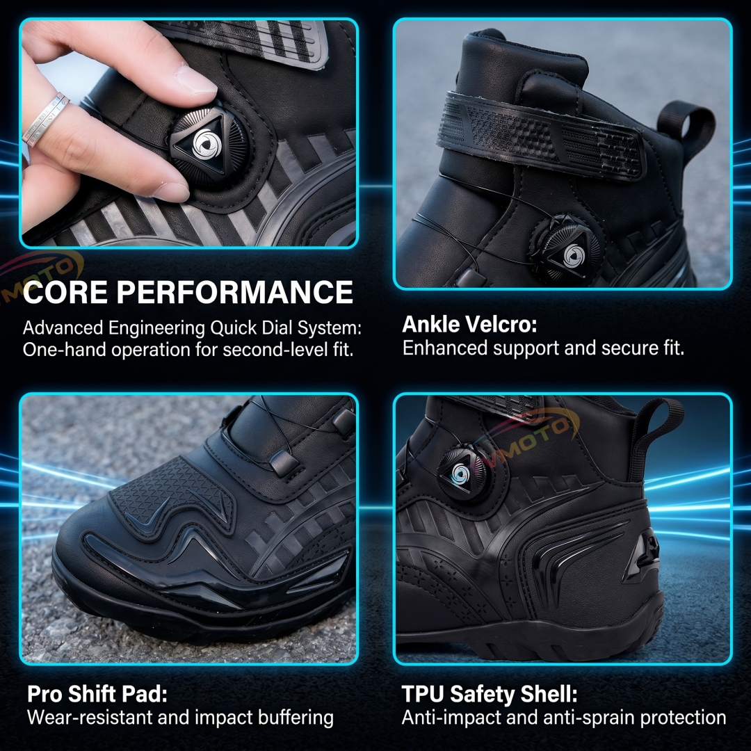 Waterproof Motorcycle Riding Boots-K34