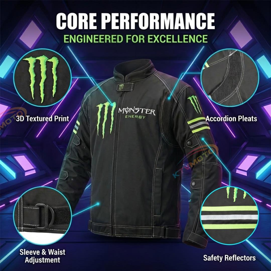 Monster Energy Motorcycle Riding Gear-J49