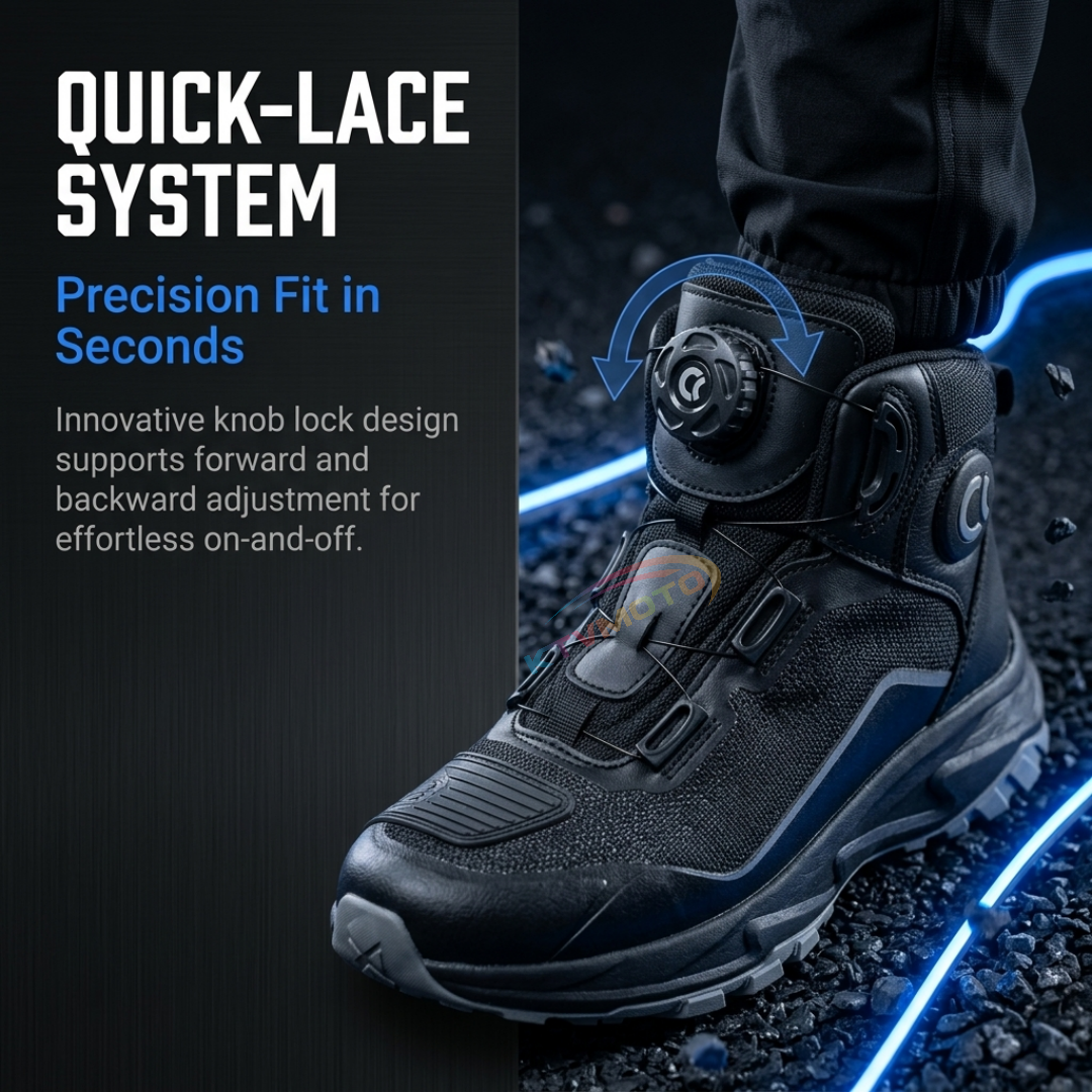 Waterproof Tactical Hiking Boots with Knob-Dial Lacing System-K33