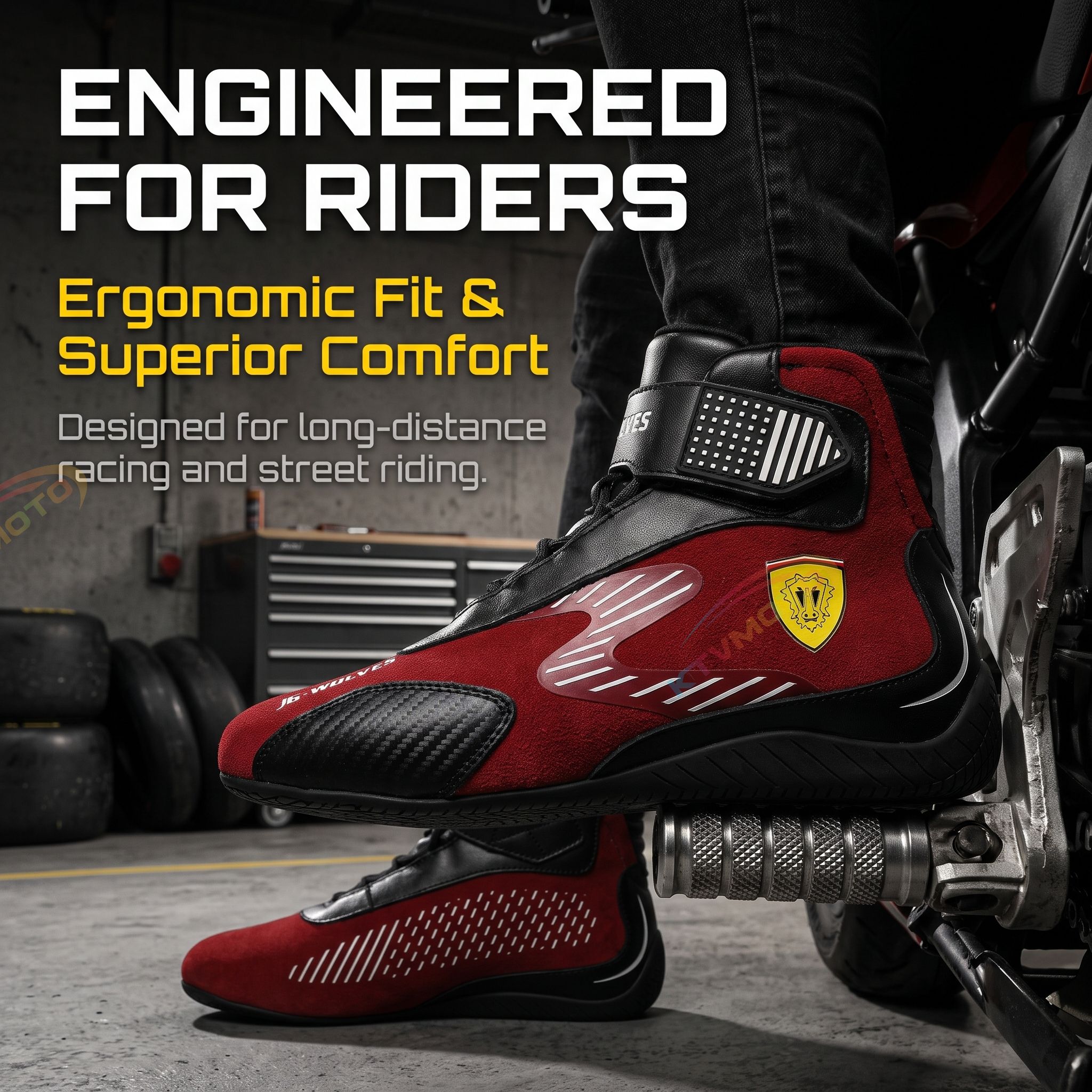 Motorcycle riding boots off-road-K164